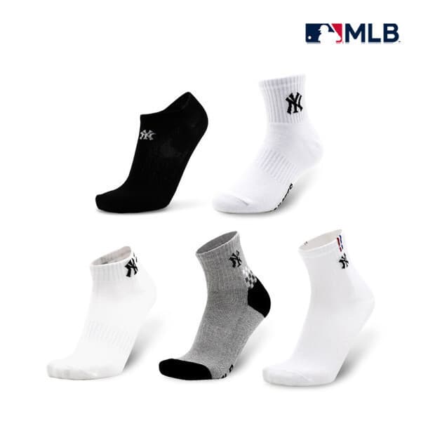 ALLMAKE2 MLB 국내생산 스포츠양말 3족/5족/6족세트