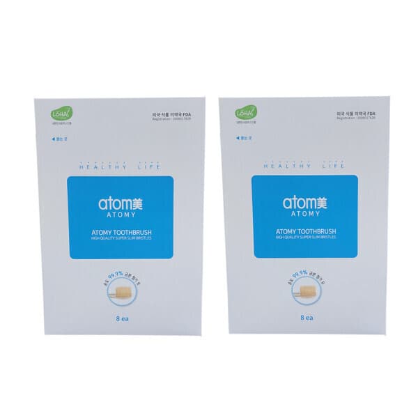행복더하기ok 애터미 미세모 칫솔 8개입 - 최저가 16,790원