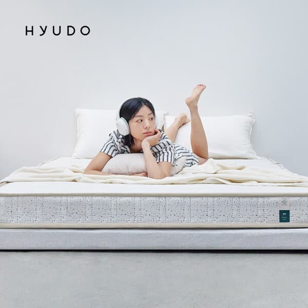 Hyudo_휴도 국내생산 제주 13cm 허리 본넬스프링 비접이식 매트리스 토퍼(S)