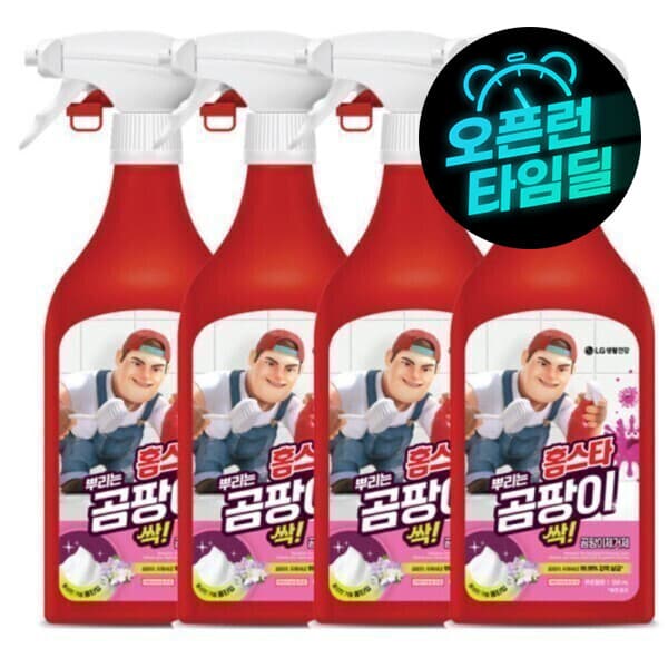 LG생활건강-스타배송 홈스타 맥스프레쉬 곰팡이 제거제 500ml 4개