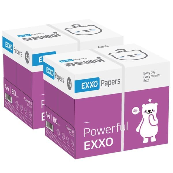 신세계몰 엑소 큐트베어 A4 복사용지 80g 2BOX 5000매