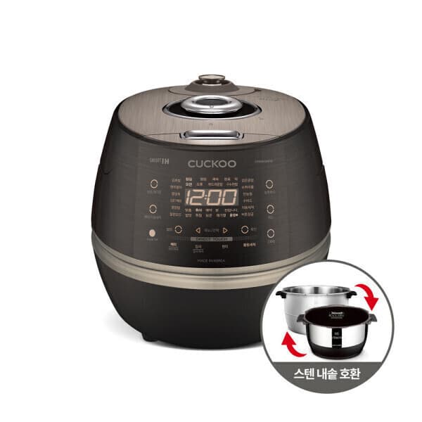 쿠쿠전자(주) 쿠쿠 10인용 올스텐내솥 IH전기압력밥솥 CRP-CHAS109FB