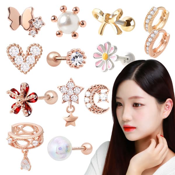 라울스톤 라울스톤 14K 골드핀 골드필드 피어싱 귀찌