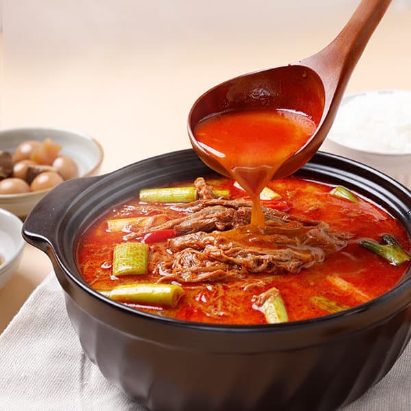 참도깨비_스타배송 이화수 대파 육개장 520g x5봉