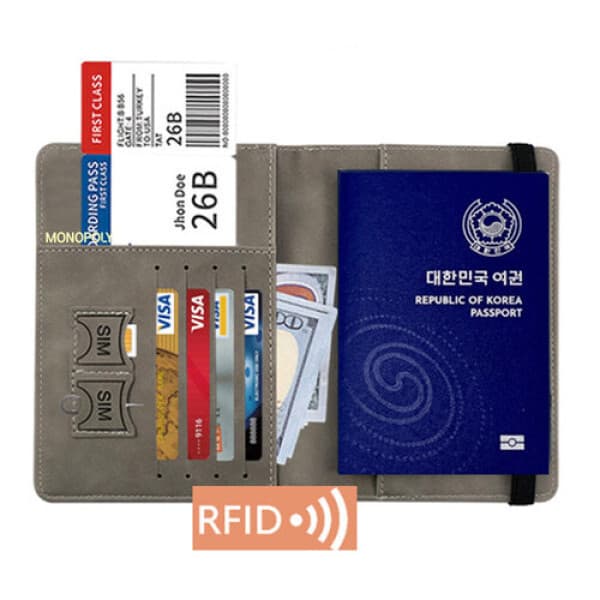 엠폴 여권케이스 RFID차단 지갑 가방 커버 패스포트 파우치 - 최저가 6,800원