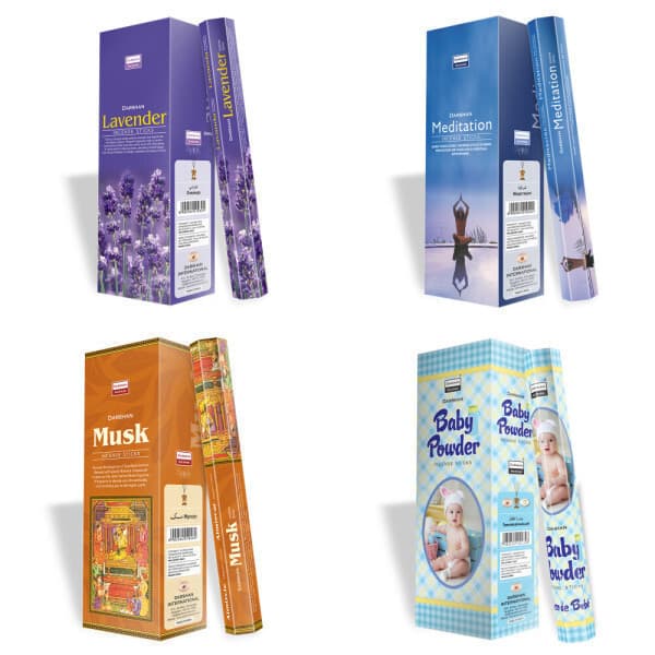 드림루프 다르샨 대용량 인센스 스틱 콘 6팩 세트 120개입 - 최저가 13,000원
