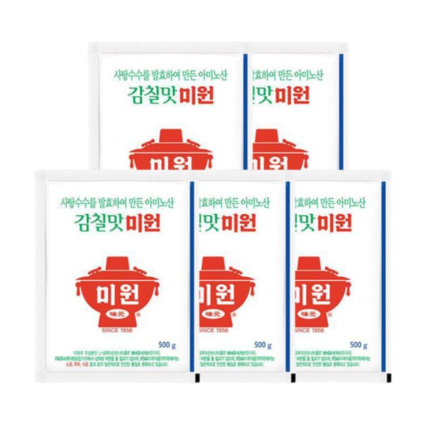 대상청정원-스타배송 청정원 감칠맛 미원 500g x 5개 - 최저가 61,000원