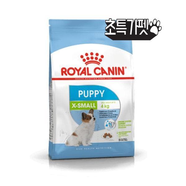 초특가펫 로얄캐닌 독 엑스스몰 퍼피 3kg 사료 - 최저가 39,900원