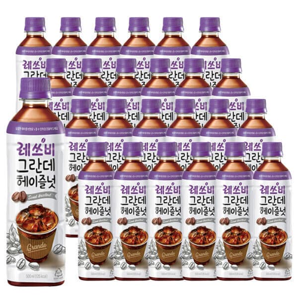 롯데칠성스타배송 레쓰비 그란데 헤이즐넛 500ml 24펫