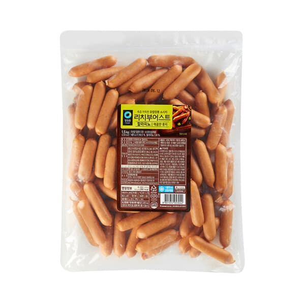 청정원스타배송 리치부어스트 할라피뇨 1.5kg