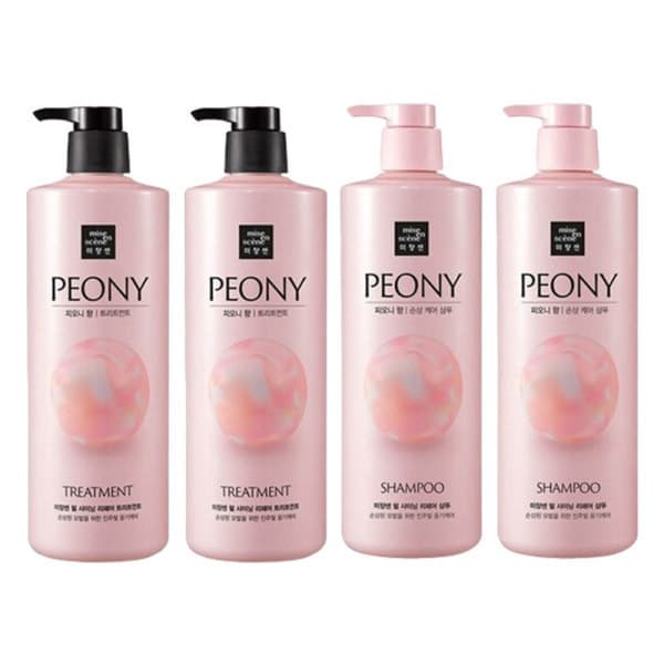 아모레퍼시픽바디헤어 미쟝센 피오니향 샴푸 1000ML 2개+트리트먼트 1000ML 2개 - 최저가 38,300원