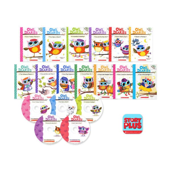 언어세상 Owl Diaries 1-13권 Set with CD StoryPlus Wordbook
