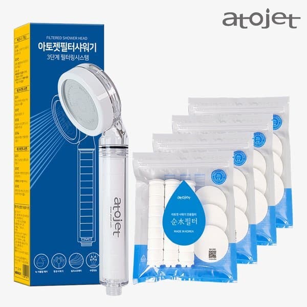 신세계몰 아토젯샤워기 2년구성 헤드필터12 바디필터12
