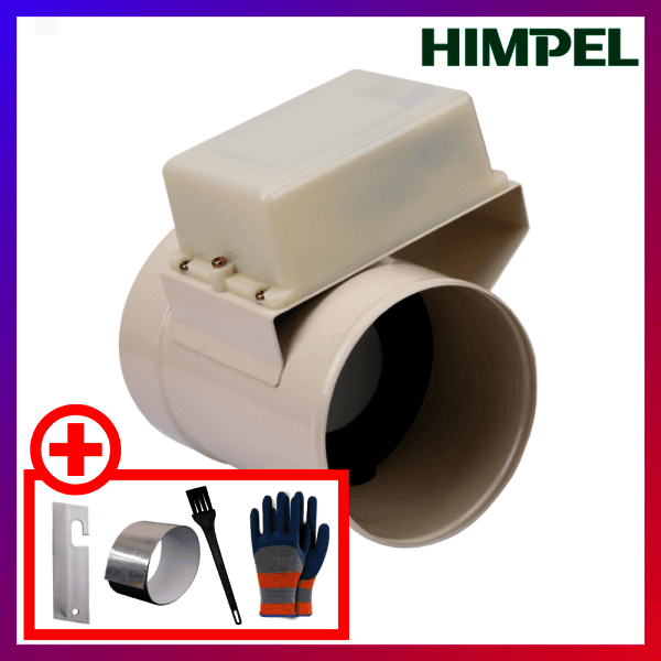 힘펠공식스토어 힘펠 주방 후드 전동댐퍼 JMD-100 100mm
