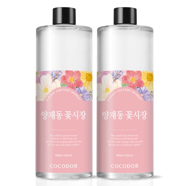 코코도르(주) 디퓨저 리필액 500ml X 2개 스마일