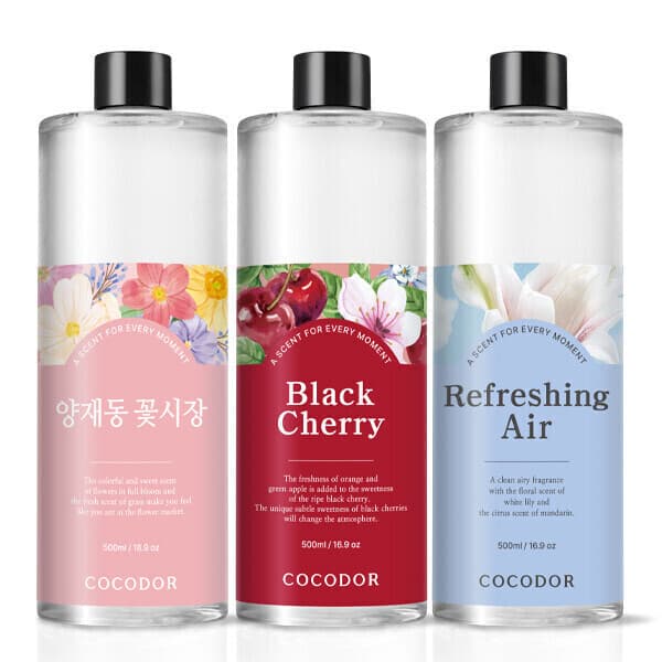 코코도르(주) 디퓨저 리필액 500ml X 3개 - 최저가 16,930원