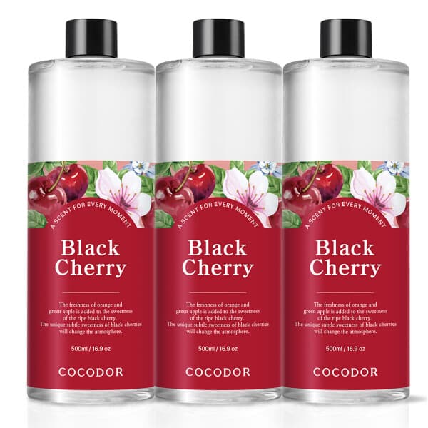 코코도르(주) 디퓨저 리필액 500ml X 3개 블랙체리