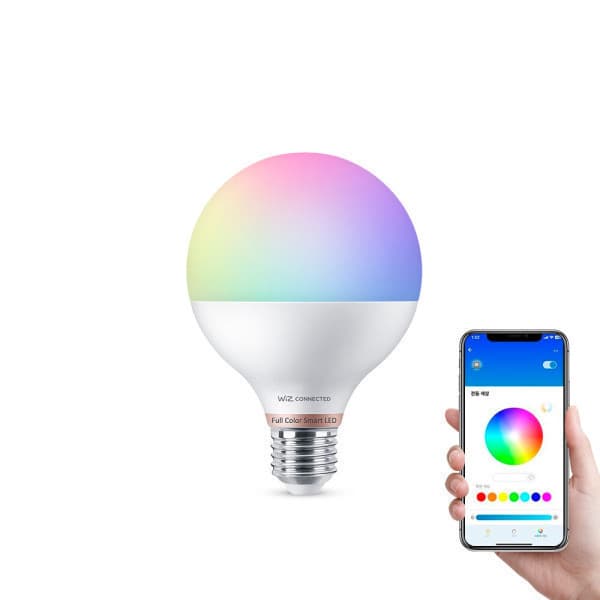 씨넥스몰 필립스 위즈 컬러 앰비언스 LED 스마트 볼전구