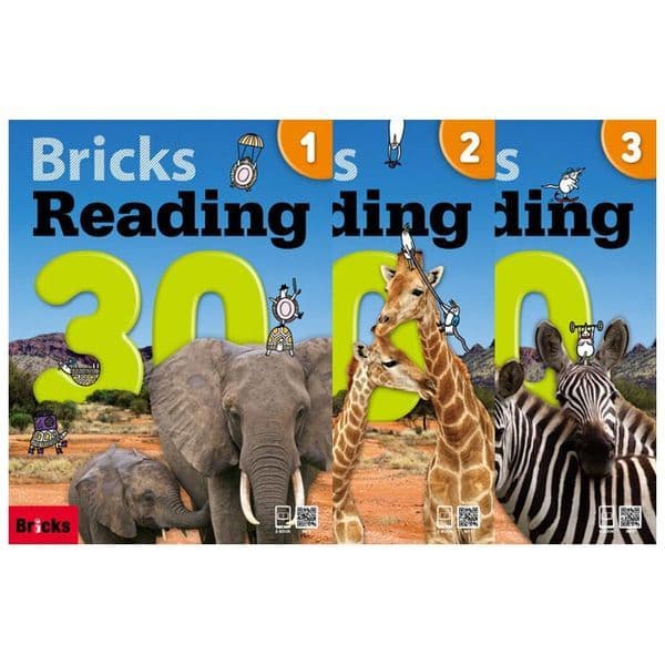 eKIDARI 브릭스 리딩 Bricks Reading 30 - 1 2 3 SET (총3권) - 최저가 43,200원