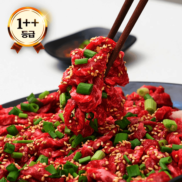 엄마네한우 엄마네한우 1++등급 투뿔 한우 신선 육회 400g/600g
