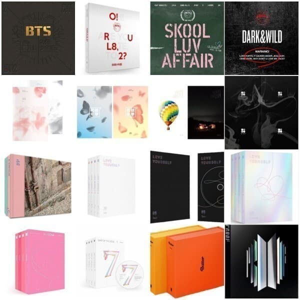 BucketRecord 방탄소년단 BTS 앨범 7종 세트 - 최저가 12,900원