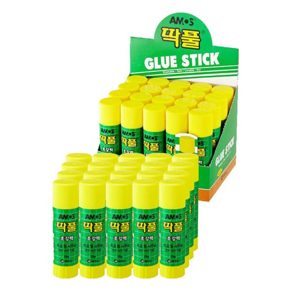 달고나문구 아모스 딱풀 25g 1박스 (20입) - 최저가 23,000원