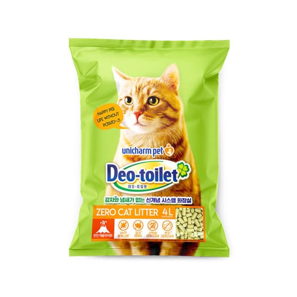 LG생활건강유니참 데오토일렛 고양이 모래 4L - 최저가 32,200원