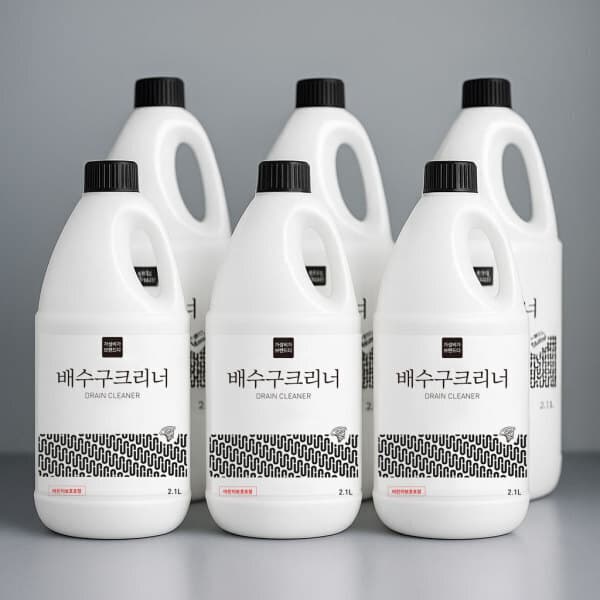 가성비가브랜드다직영 강력한 배수구 클리너 2.1L x 6개