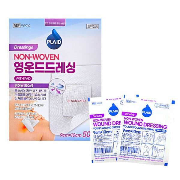 세븐메디컬 영운드드레싱 9cm x 10cm 50개입 멸균반창고
