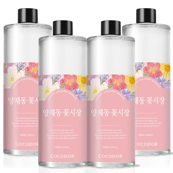 코코도르(주) 디퓨저 리필액 500ml X 4개 - 최저가 24,900원