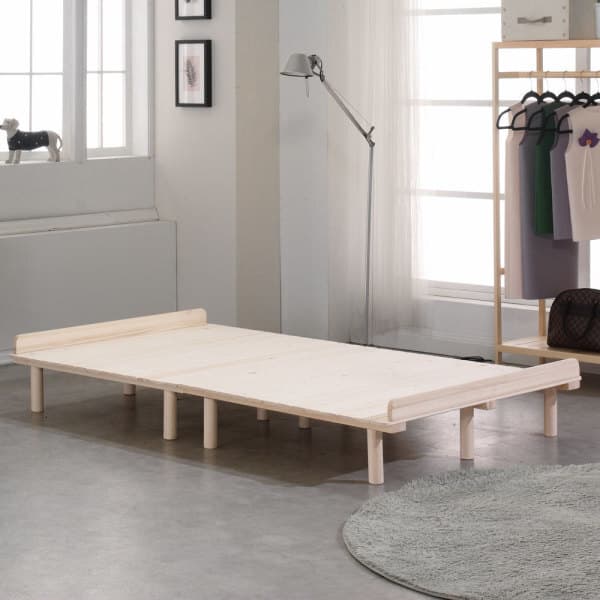 메리노가구 침대프레임 매트리스 깔판 저상형 평상형 패밀리 퀸150cm+발+측면가드