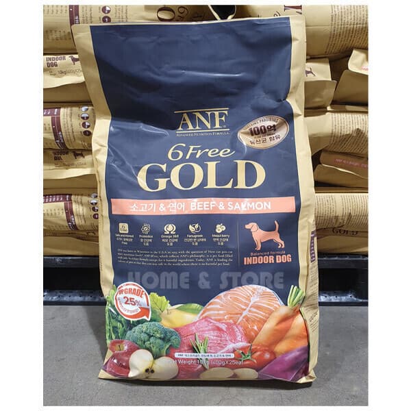 홈앤스토어 ANF 식스프리골드 애견사료 10KG (400G X 25팩) - 최저가 73,990원