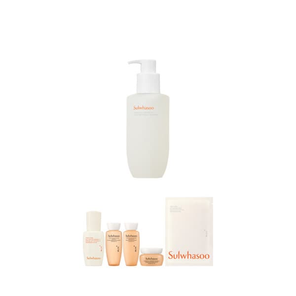 아모레퍼시픽뷰티 설화수 NEW 순행클렌징오일 200ml + 윤조마스크 1장 + 4종 키트