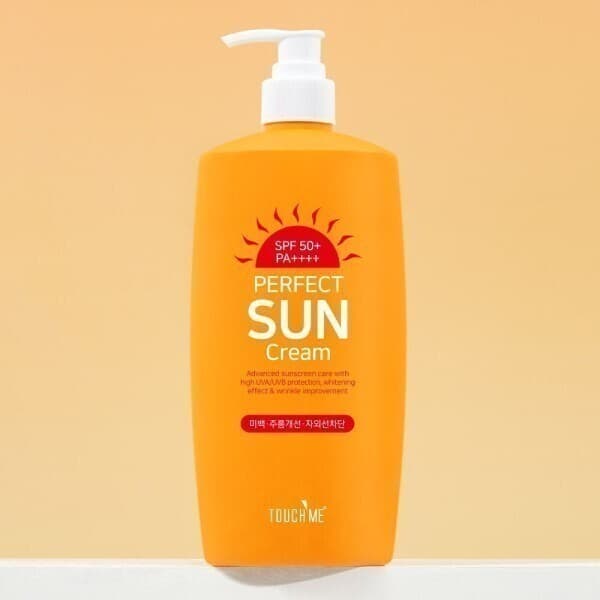 plusmi 퍼펙트 썬크림 펌프형 SPF50+ 500ml 톤업