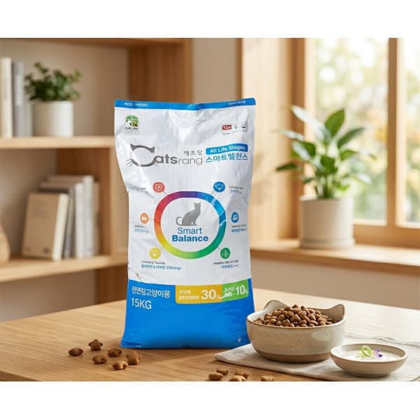 베베그린 캐츠랑 스마트 밸런스 15kg 고양이사료