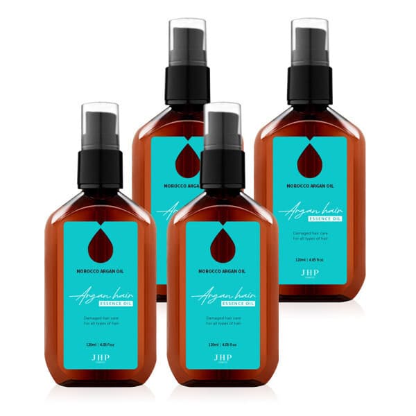 JHPcosmetics JHP 모로코 아르간 퍼퓸 헤어에센스 헤어오일 120ml 4개
