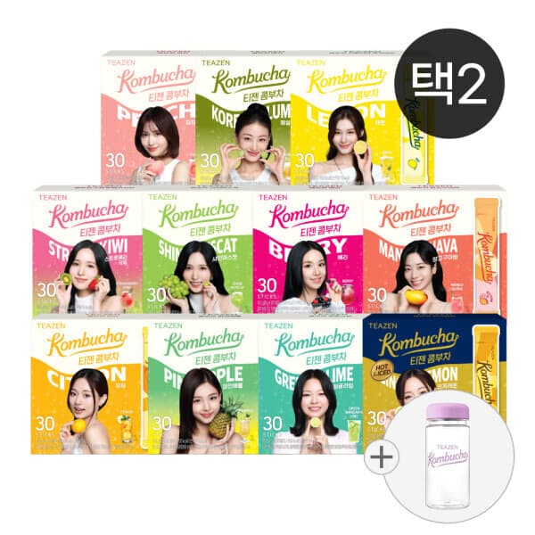 티젠공식몰 티젠 콤부차 30스틱 2박스