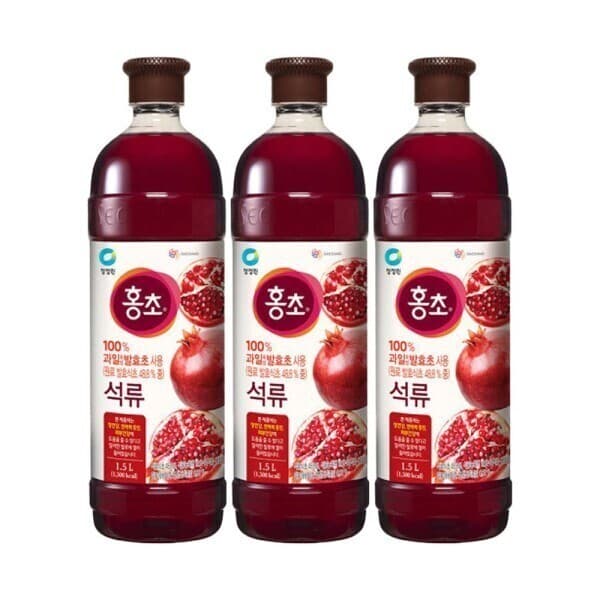 대상청정원-스타배송 홍초 석류 1.5L x 3병