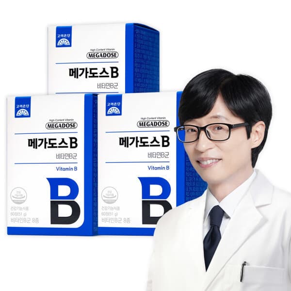 고려은단-헬스케어 메가도스B 비타민B 컴플렉스 60정 3개