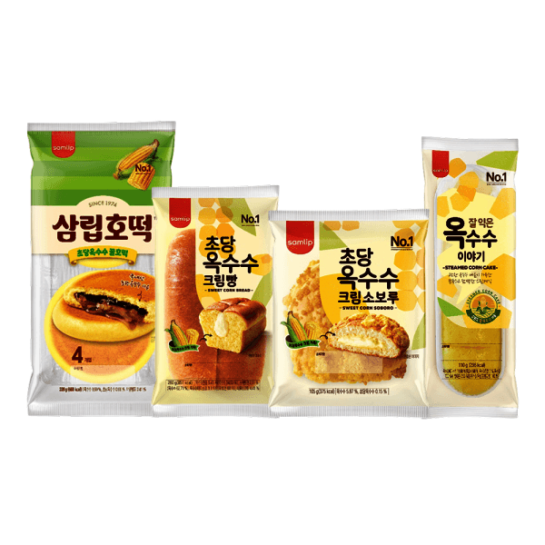 삼립직영몰 삼립 여름제철 옥수수빵 4종 8봉