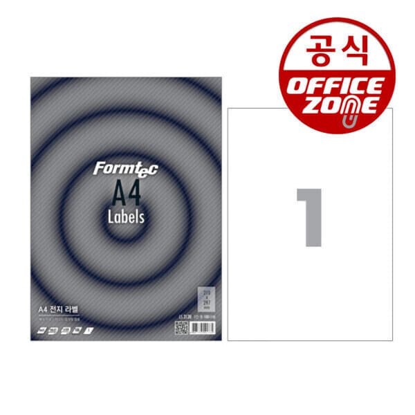오피스존(주) 폼텍 LS-3130 라벨지 전지 1칸 100매