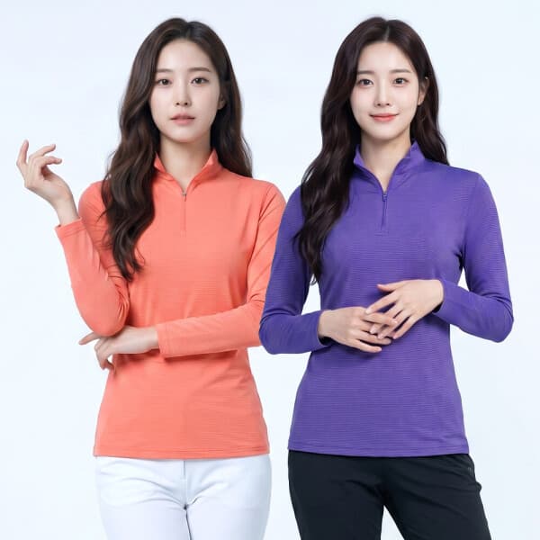 (주)이지바이 BFL 반해 여성 크레오라 쿨소재 냉감 집업 긴팔 티셔츠 KP4OP2LT037W - 최저가 25,900원