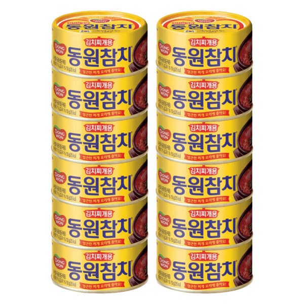 동원에프앤비스타배송 김치찌개용참치 150g 12캔