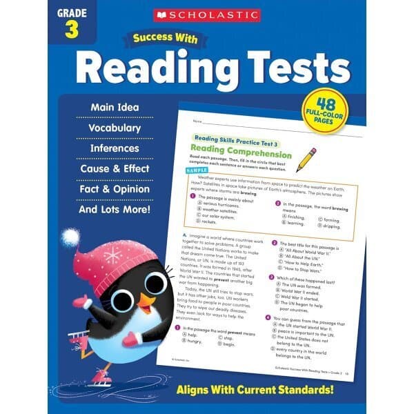 예스24도서 Scholastic Success with Reading Tests Grade 3 - 최저가 6,300원