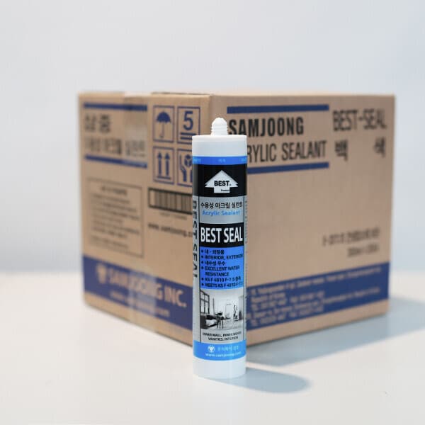 페인트다모아 삼중 BEST SEAL 아크릴 수용성 실리콘 300ml
