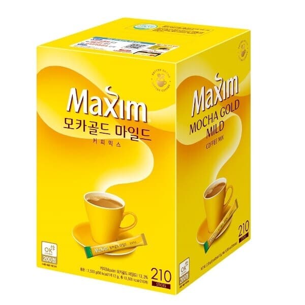 W쇼핑TV홈쇼핑 맥심 모카골드 마일드 210T