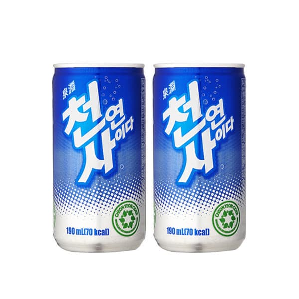 일화공식 천연사이다 190ml 30캔 3박스