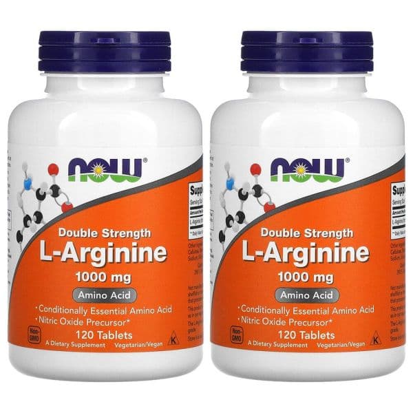 아이허브 나우푸드 L아르기닌 1000mg 120정 2개