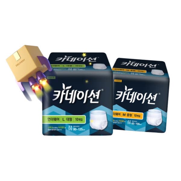 모두다생활건강 카네이션 성인용 팬티기저귀 대형 중형 8팩