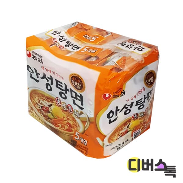 디버스톡 농심 안성탕면 5입